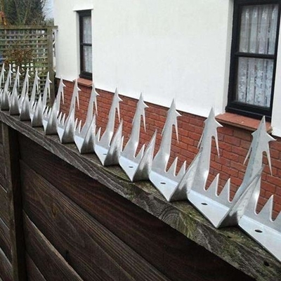 Galvanized Razor Burglar Proof Fence Security Spikes 1.3*0.36*0.11m