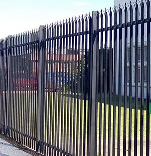 Chinese Factory Hot Dipped TLWY Galvanized Steel Palisade Security Fence