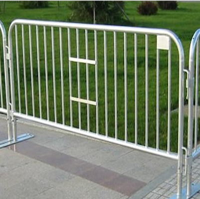 ISO9001 Galvanized Temporary Fence Powder Coating Crowd Control Barriers